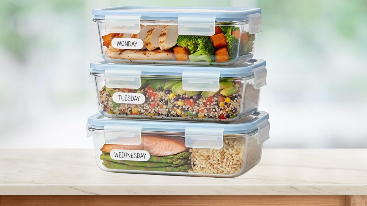 meal prep in containers