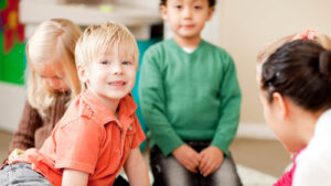 Child at daycare