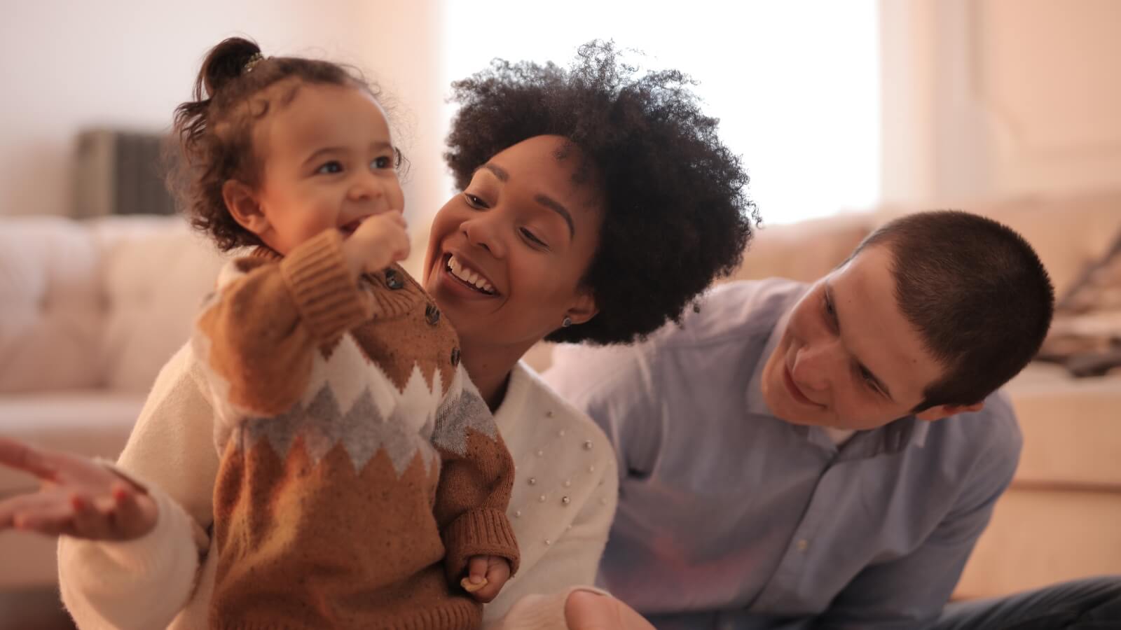 Parents with their only child
