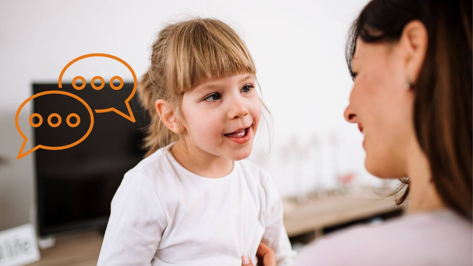 girl talking to woman